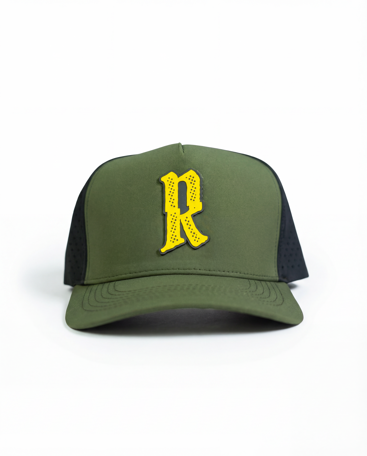 Ripped Jerky R Member Hat - Olive & Black