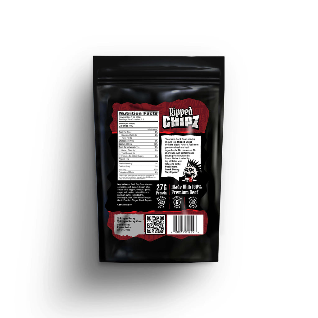 Blazing Burnout Dry Beef Jerky Chipz