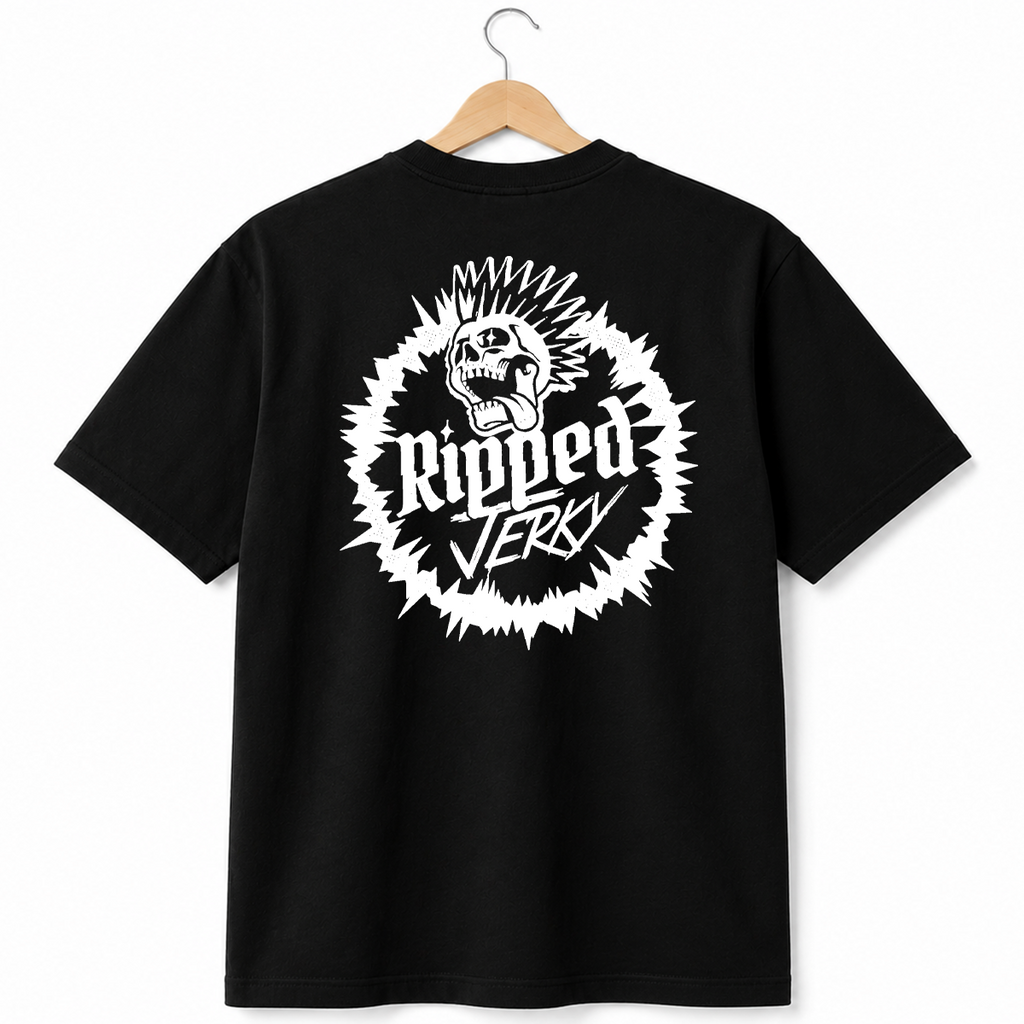 Ripped Jerky Classic Black Tee