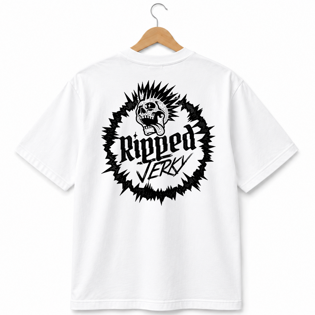 Ripped Jerky Classic White Tee