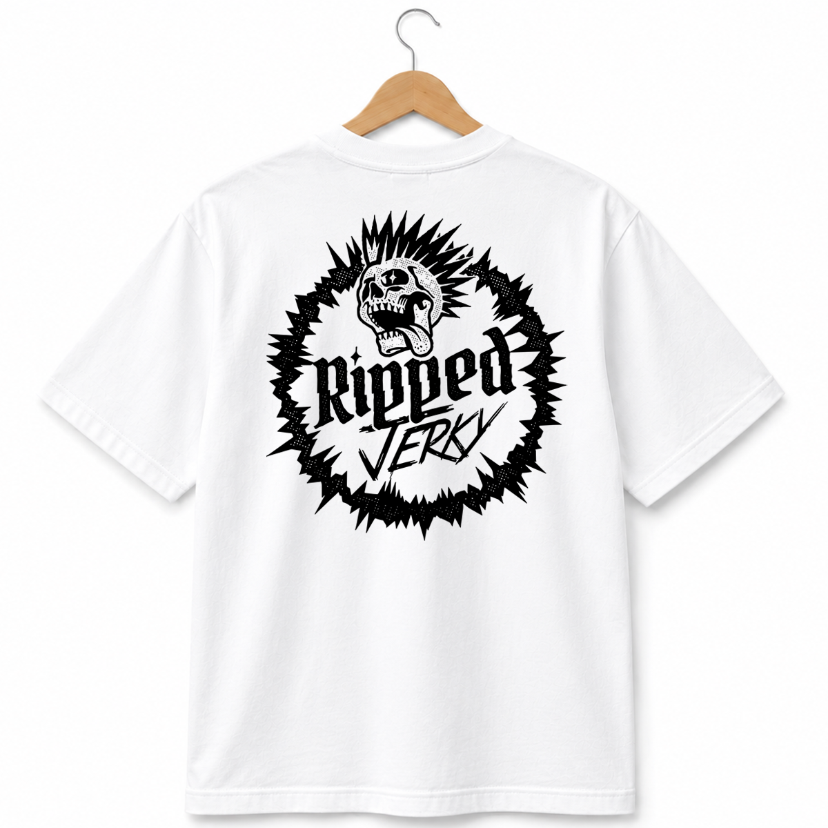 Ripped Jerky Classic White Tee
