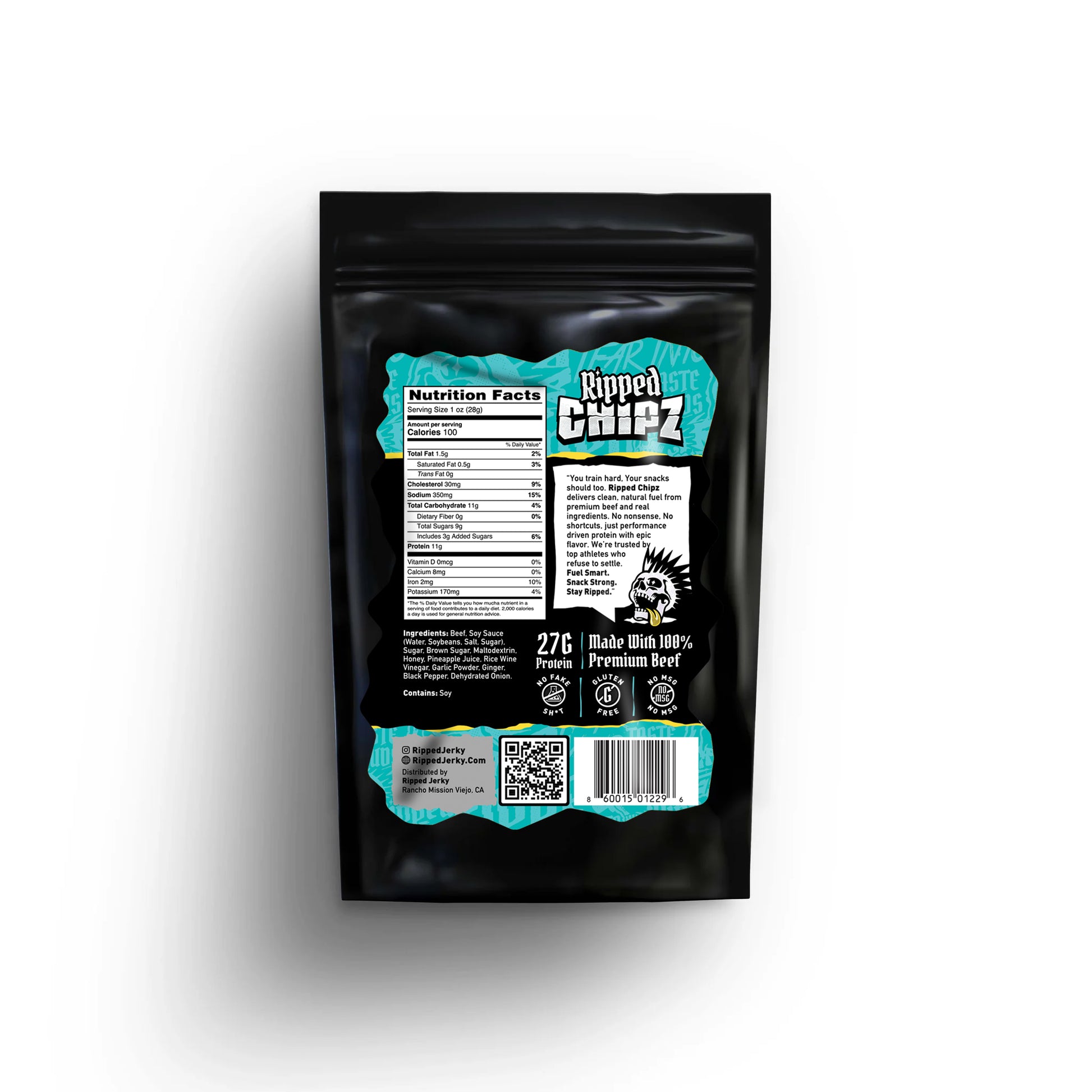 Maui Onion Mayhem Dry Beef Jerky Chipz - 3pk