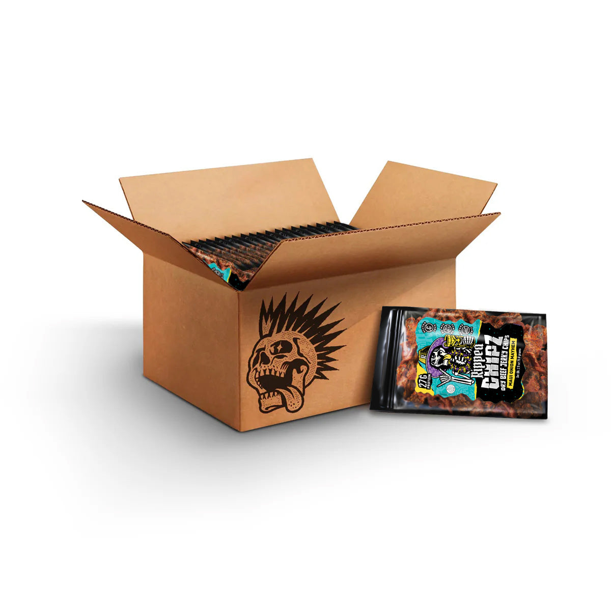 Dry Beef Chipz Maui Onion Mayhem  12 Pack Case
