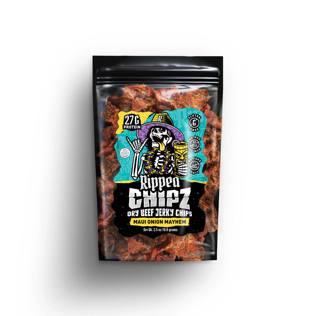 Maui Onion Mayhem Dry Beef Jerky Chipz