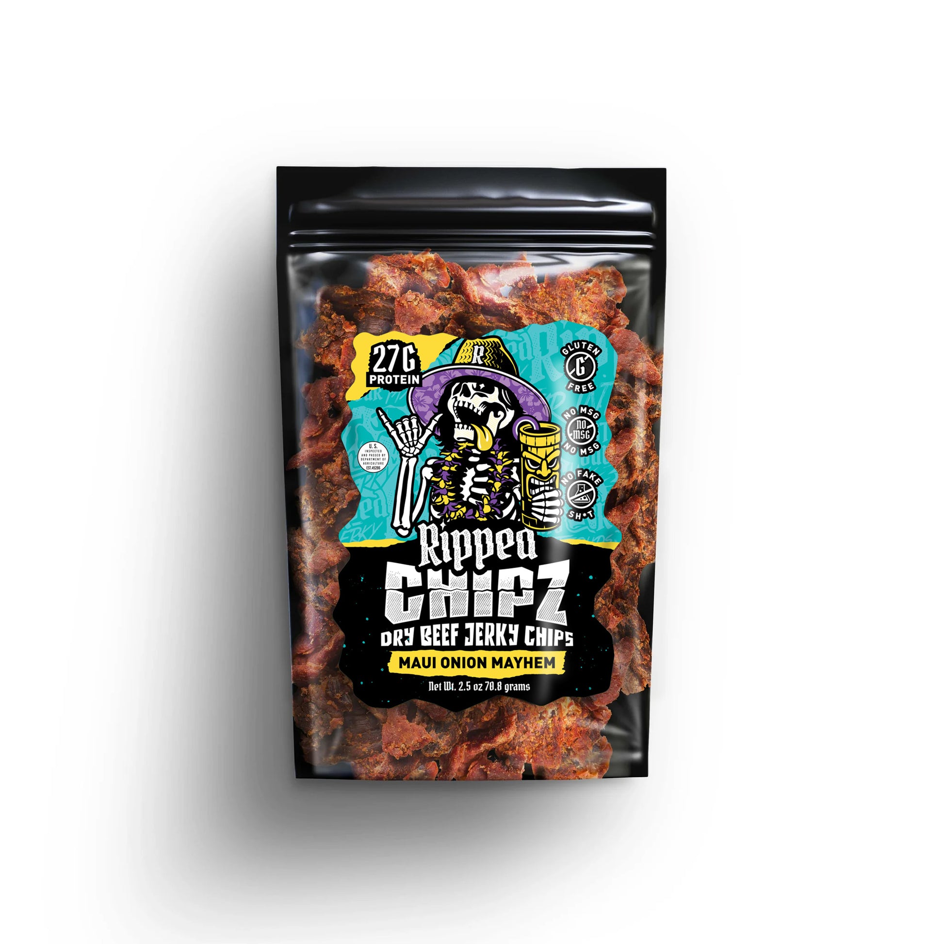 Maui Onion Mayhem Dry Beef Jerky Chipz