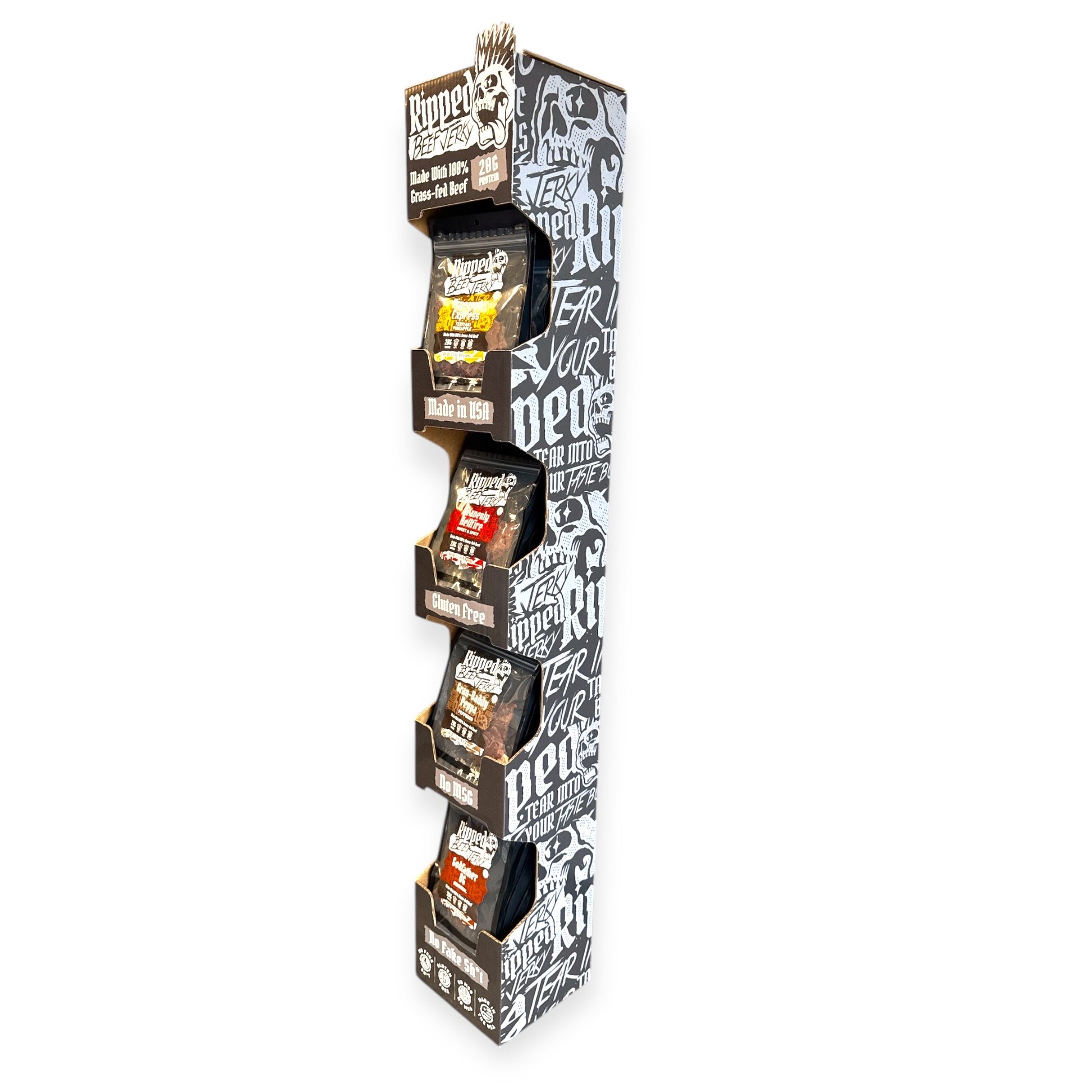 Ripped Jerky's Protein Power Tower - 48 Count