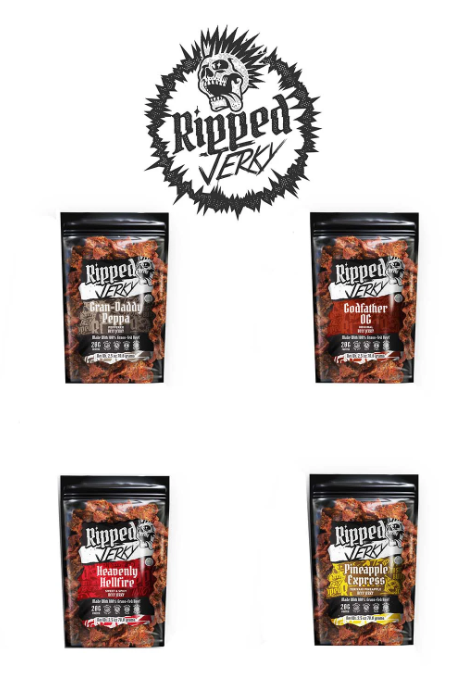 Ripped Jerky Assorted Display - 24 Count